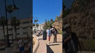 La Carihuela Torremolinos March 2024 a quick tour [upl. by Enillebyam]