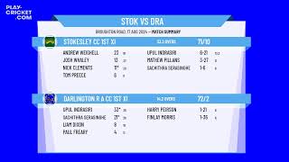 Stokesley CC 1st XI v Darlington R A CC 1st XI [upl. by Lucia]