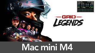 Mac mini M4 16GB RAM GRID Legends  Benchmark [upl. by Eniamahs]