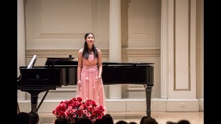 Ennio Moricone’s Nella Fantasia by Aaliyah Capili in New York Weill Recital Hall at Carnegie Hall [upl. by Fergus]