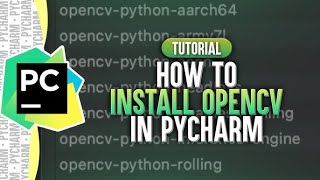 How to Install the OpenCV in PyCharm  PYTHON [upl. by Obau]