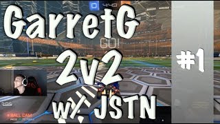 NRG GarrettG w JSTN in comms  HILARIOUS ACCIDENTAL RLCS LEAK [upl. by Akirderf]