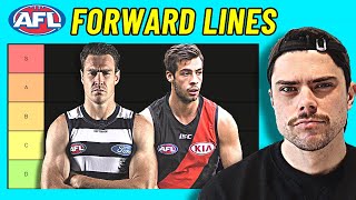 Ranking Every AFL FORWARD LINE 2024 Tier List [upl. by Ecitnerp]