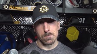 Brad Marchand emotional after game 7 [upl. by Anal]