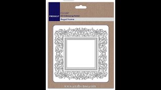 Top Tip  How to turn an embossing folder into a Frame using PCD287 Regal Frame amp Mica Magic [upl. by Nolyaj]