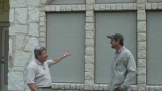 Visibility through our 90 Stucco Solar Screen Fabric Interview [upl. by Ynnub]