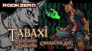 DampD Why you should play Tabaxi  Dungeons amp dragons Tabaxi Character Art Rookzer0 [upl. by Eceertal122]