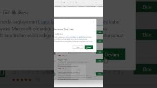 Excelde Takvim Eklentisi shorts excel exceltips [upl. by Boatwright]
