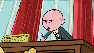 PRESIDENT PILKINGTON  Karl Pilkington Ricky Gervais Steven Merchant  Ricky Gervais Show [upl. by Yerfej]