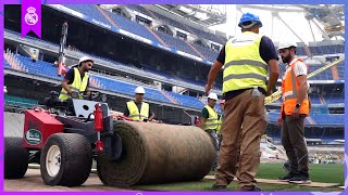 The Santiago Bernabéu has a NEW PITCH [upl. by Tarrah158]