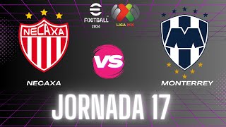 Necaxa vs Monterrey Jornada 17 Liga mx eFootball 2024 [upl. by Staffard]