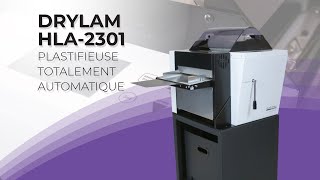 Drylam Plastifieuse totalement automatique HLA2301 13 po [upl. by Hauger]