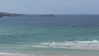 St Ives bay Cornwall drone footage over Hayle [upl. by Mcconaghy]