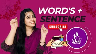 lets learn how to make sentences with words [upl. by Nillok482]