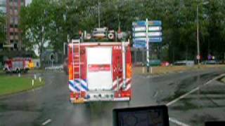 Badhoevedorp TS346 Onderweg naar Bos  Heide brand Schoorl [upl. by Alegnaoj]