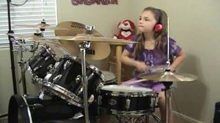 ACDC quotWho Made Who Live 92quot a Drum Cover by Emily [upl. by Rabjohn]