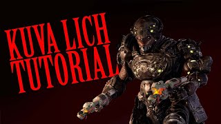 Warframe  Kuva Lich Tutorial Updated guide is in the description [upl. by Siladnerb146]