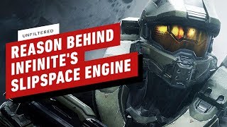 Halo Boss Reveals Reason Behind Infinites New Slipspace Engine  IGN Unfiltered [upl. by Patman]