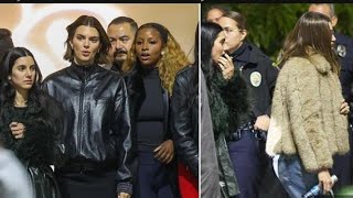 Kendall Jenner amp Hailey Bieber Rock CoolGirl Chic at Sabrina Carpenters LA Concert [upl. by Letreece]