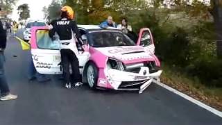 Incidente 2°Rally Ronde di Pomarance  Rally Crash [upl. by Dwight730]