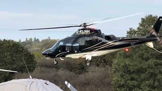 Agusta Westland AW109SP at Elstree Aerodrome aviationspotter agustawestland helicopter [upl. by Conrado]