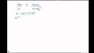 2316 Electron Configurations of Transition Metal Complexes [upl. by Merola304]