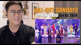 AllOut Sundays Opening Prod Jan 07 2024  SINGER REACTION [upl. by Sonia]