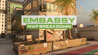 Embassy Map Breakdown for CDLCompetitive CoD Modern Warfare 2 [upl. by Hanas]