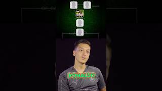 Özil Picked his 5ASIDE Team With Madrid Legends 😱🔥 what is Your 5ASIDE Team🤔 efootball2024 [upl. by Tempest]