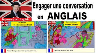 Anglais Français  Comment engager amp entretenir une conversation [upl. by Gwenette]