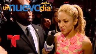 Shakira explica porque viajó a Los Ángeles sin sus hijos  Un Nuevo Día  Telemundo [upl. by Ajaj696]