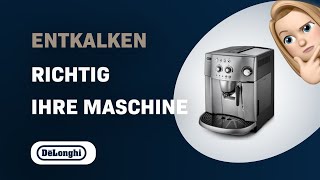 Wie entkalken Sie Ihre DeLonghi Magnifica ESAM 4200S EX1 richtig [upl. by Nek631]