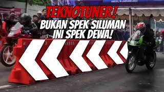 LAWAN TEKNOTUNER GUE DIHANTAM TANPA AMNESTI BETAPA BENGISNYA NINJA TEKNOTUNER DI STREET RACE ANCOL [upl. by Anuahsed]