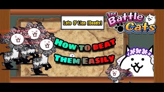 How to beat Lots Oquot Lion The Battle Cats  Cow Maniac [upl. by Eilrak]