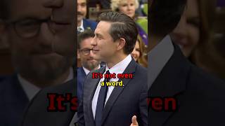 Pierre Poilievre GRILLS Justin Trudeau for MAKING UP WORDS  October 23 2024 [upl. by Nesaj]