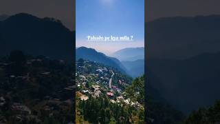 View From Nainital mountain nainitaltravelguide nature nainitaltrip travel nainital [upl. by Anialem62]