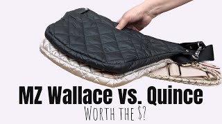 MZ Wallace vs Quince  Battle of the Sling Bags [upl. by Avahc]