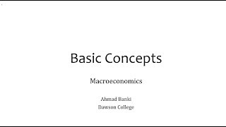 1 Basic Concepts [upl. by Nojad]