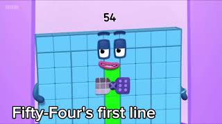 Numberblocks series 7 characters week 1 first lines [upl. by Eibba483]