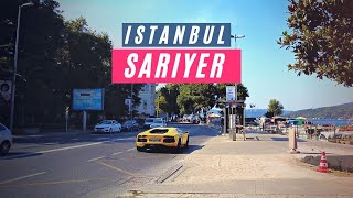 4K  Walking Tour of the rich neighborhood of istanbul Sariyer  August 2021 [upl. by Ehttam]