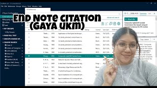 ENDNOTE CITATION TUTORIAL FOR GAYA UKM [upl. by Carolyn]