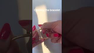 Cartier Juste Un Clou  How to open the Cartier Juste un Clou bracelet cartier shorts [upl. by Anirbus]