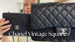 Chanel Vintage Square Review [upl. by Ert]