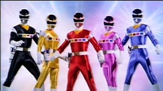 Super Sentai  Megarangers first morphing sequence [upl. by Namqul352]