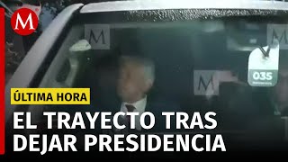 López Obrador arriba a su casa de Tlalpan entre ovaciones de simpatizantes [upl. by Anuaf93]