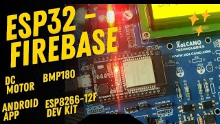 CONTROL DC MOTOR amp MONITOR BMP180 SENSOR DATE ESP32 amp FIREBASE USING CUSTOM DESIGNED ANDROID APP [upl. by Ahsanat341]