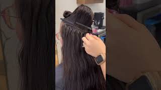 Weft Hair Extensions Move Ups Tips [upl. by Nytsirhc]