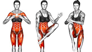 Standing Ab Exercises To Flatten Your Tummy and Lose Weight [upl. by Sirref]