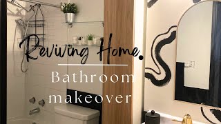 Small Bathroom Makeover  Reviving Home Episode3 [upl. by Notsyrb]