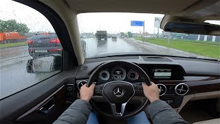 2015 MercedesBenz GLK 220d POV TEST DRIVE [upl. by Nnylharas317]